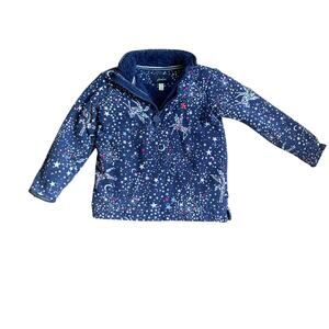 Joules Fairdale Luxe Half Zip Sweatshirt in Skystar